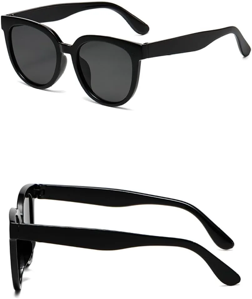 

Овальные солнцезащитные очки для женщин, ретро-солнцезащитные очки для женщин, классические квадратные очки с защитой от УФ-излучения UV400 для женщин MTZJH, Blue