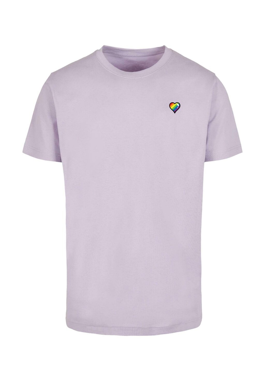 

Базовая футболка GLOSSY HEART PRIDE Mister Tee, фиолетовый
