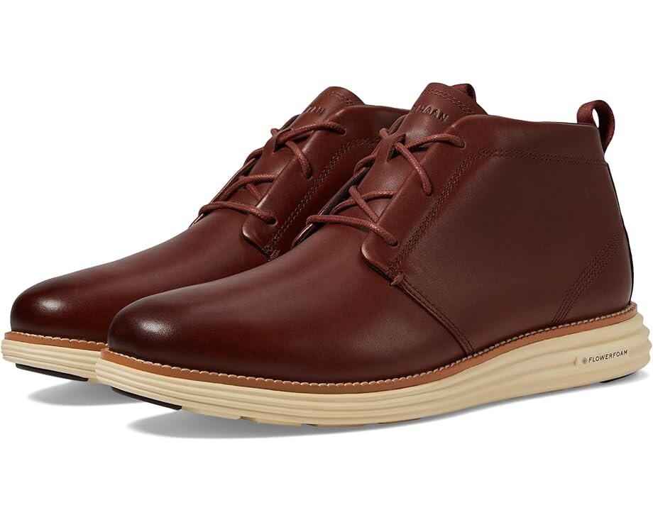 

Ботинки Cole Haan Originalgrand Remastered Waterproof Chukka Boots, цвет Scotch/Alabaster