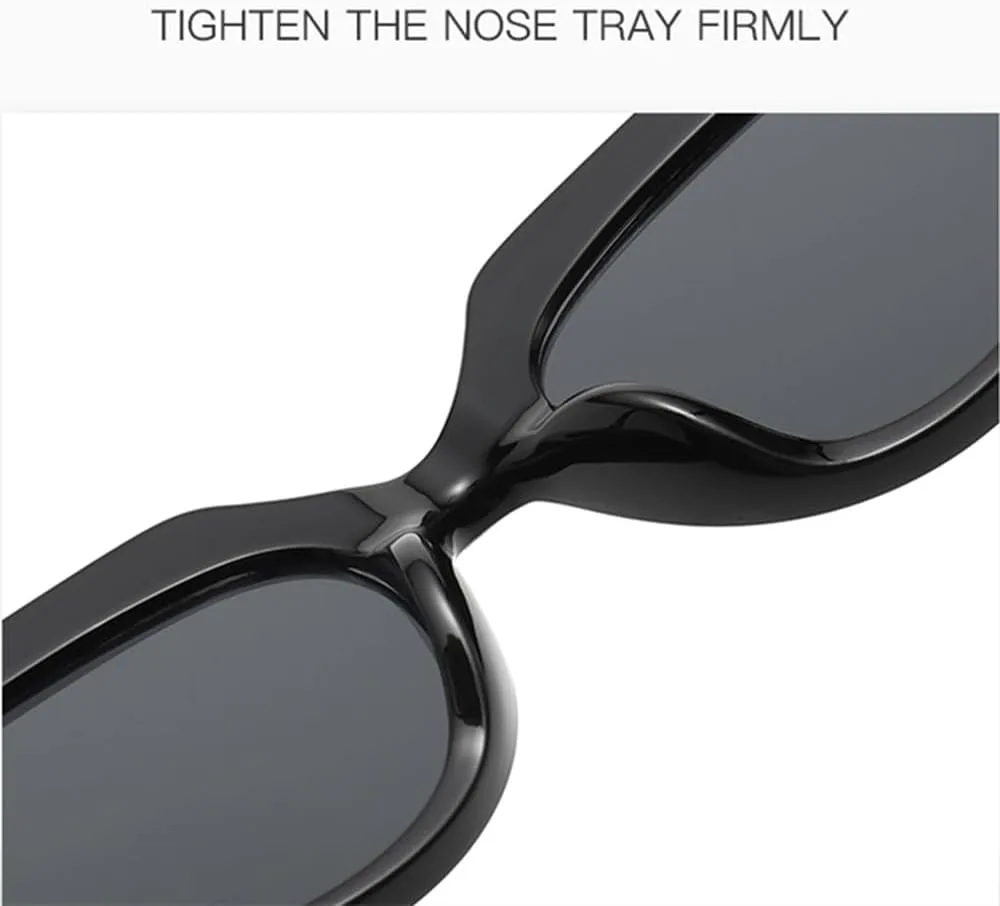 

Винтажные солнцезащитные очки 2027 года для женщин, маленькая оправа, ретро-очки с защитой от УФ-излучения UV400, модные аксессуары для уличной моды MTZJH, Black Grey