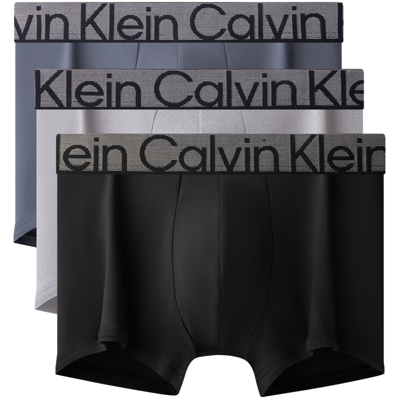 

Мужские трусы 3 штуки Calvin Klein, черный/серый