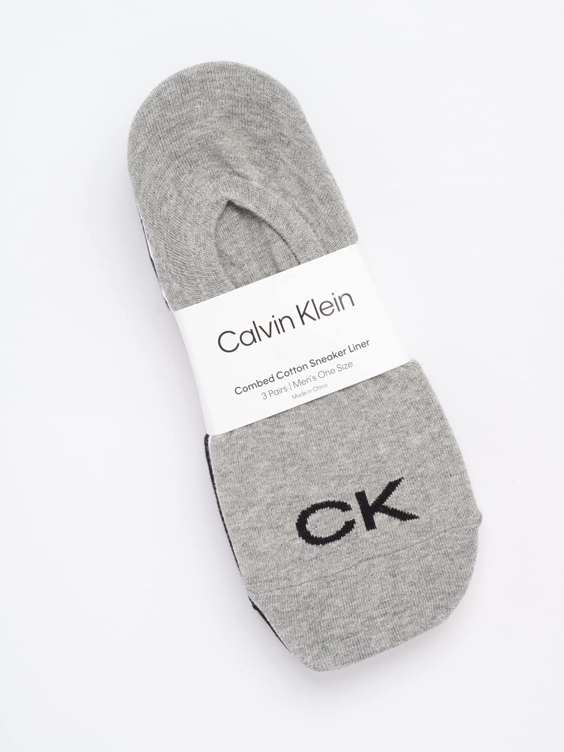 Мужские носки Calvin Klein No Show - 3 пары, мягкие, эластичные, с мягкой подкладкой, спортивные, повседневные, с низким вырезом, для мужчин, Assorted - Low — фото 2