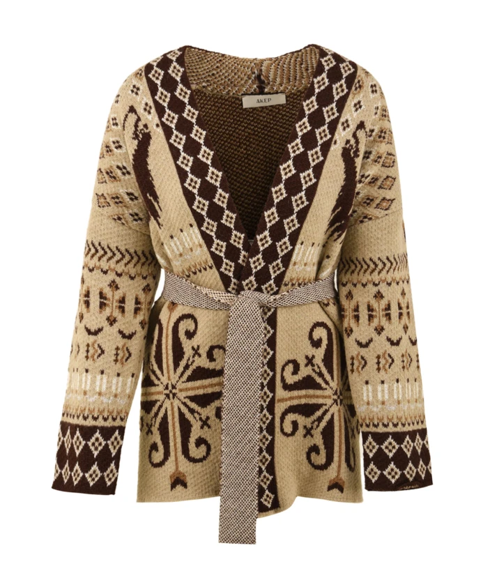 

Пуловер песочного цвета для стильного образа Akep, бежевый