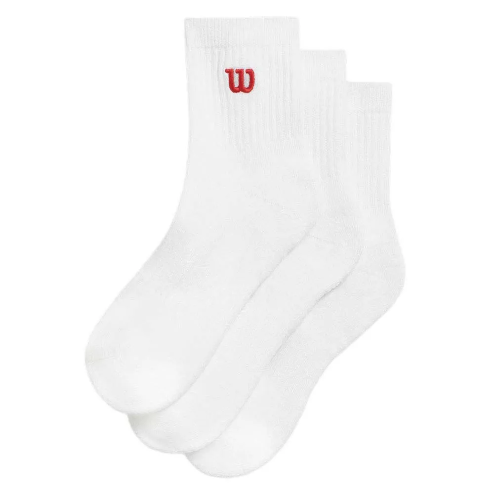 

Носки 3 шт Wilson Quarter Top, белый