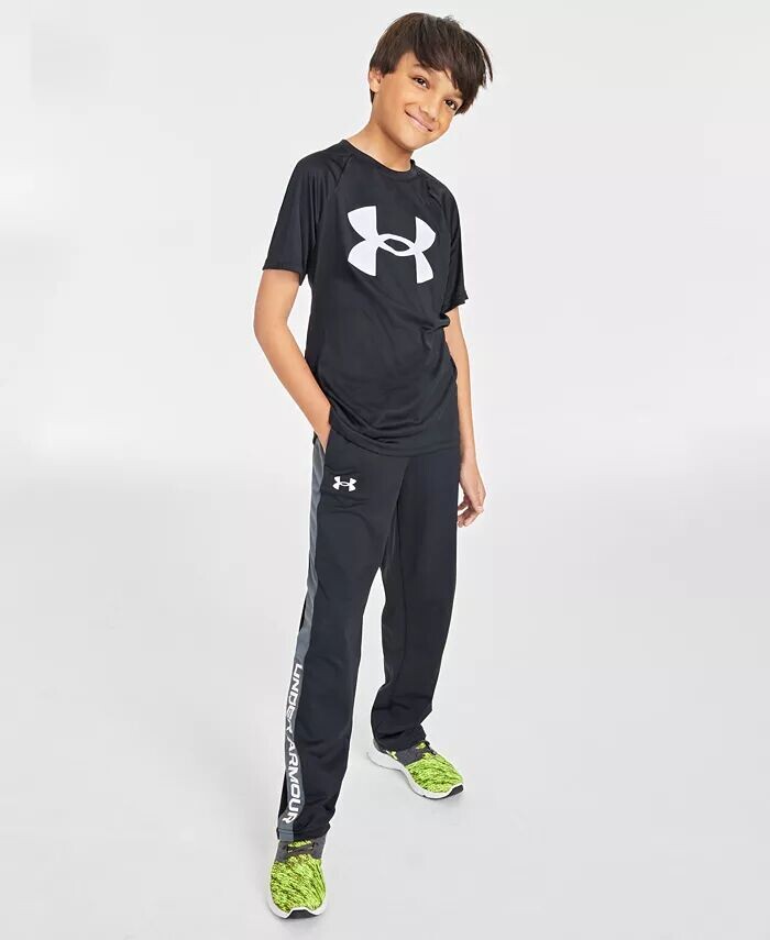 

Футболка для больших мальчиков и зауженные брюки Brawler Under Armour, черный