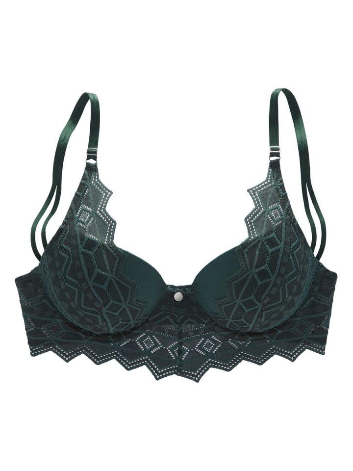 

s.Oliver Бюстгальтер пуш-ап сосново-зеленого цвета