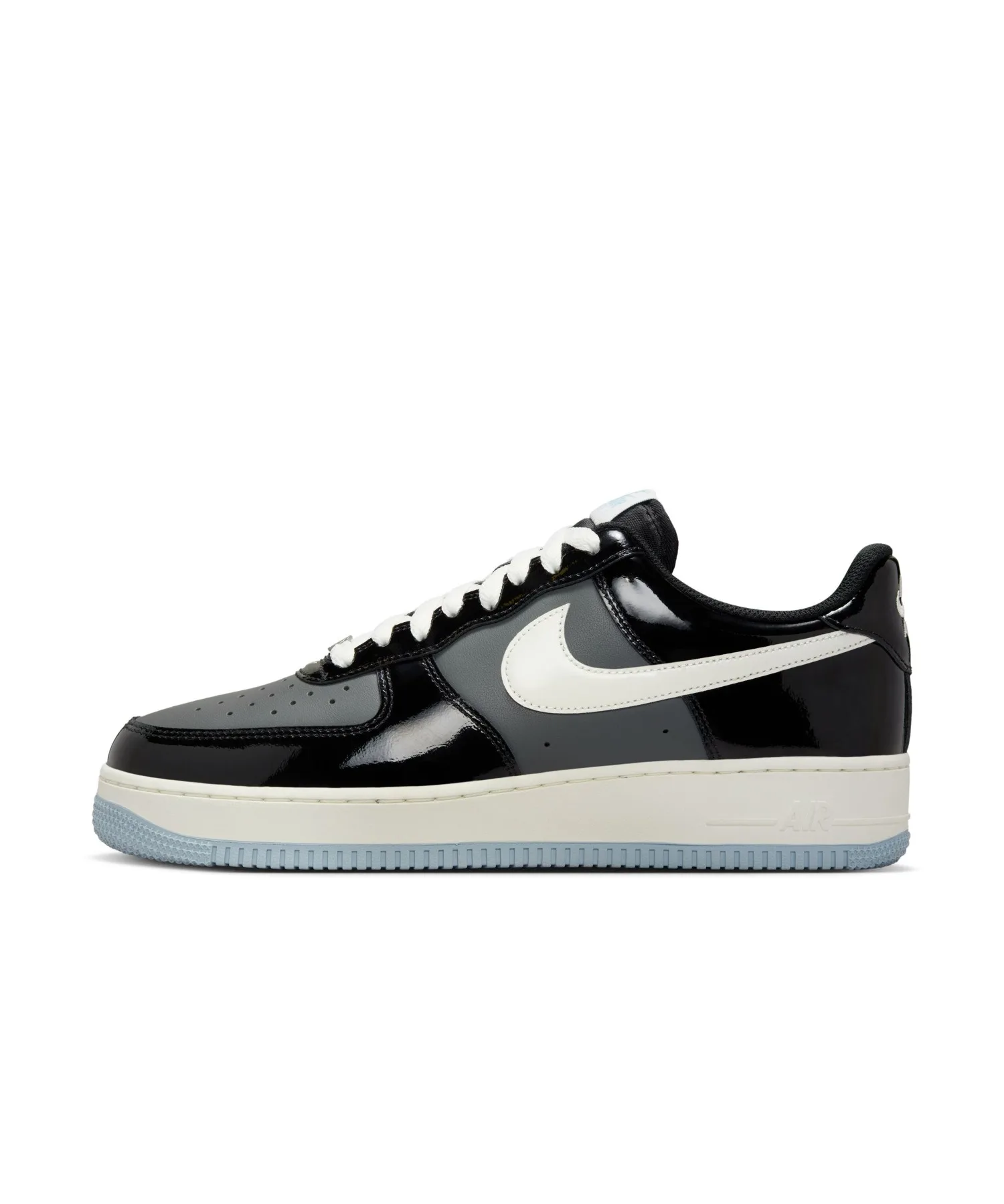 Мужские кроссовки Nike AIR FORCE 1 07 черные — фото 2