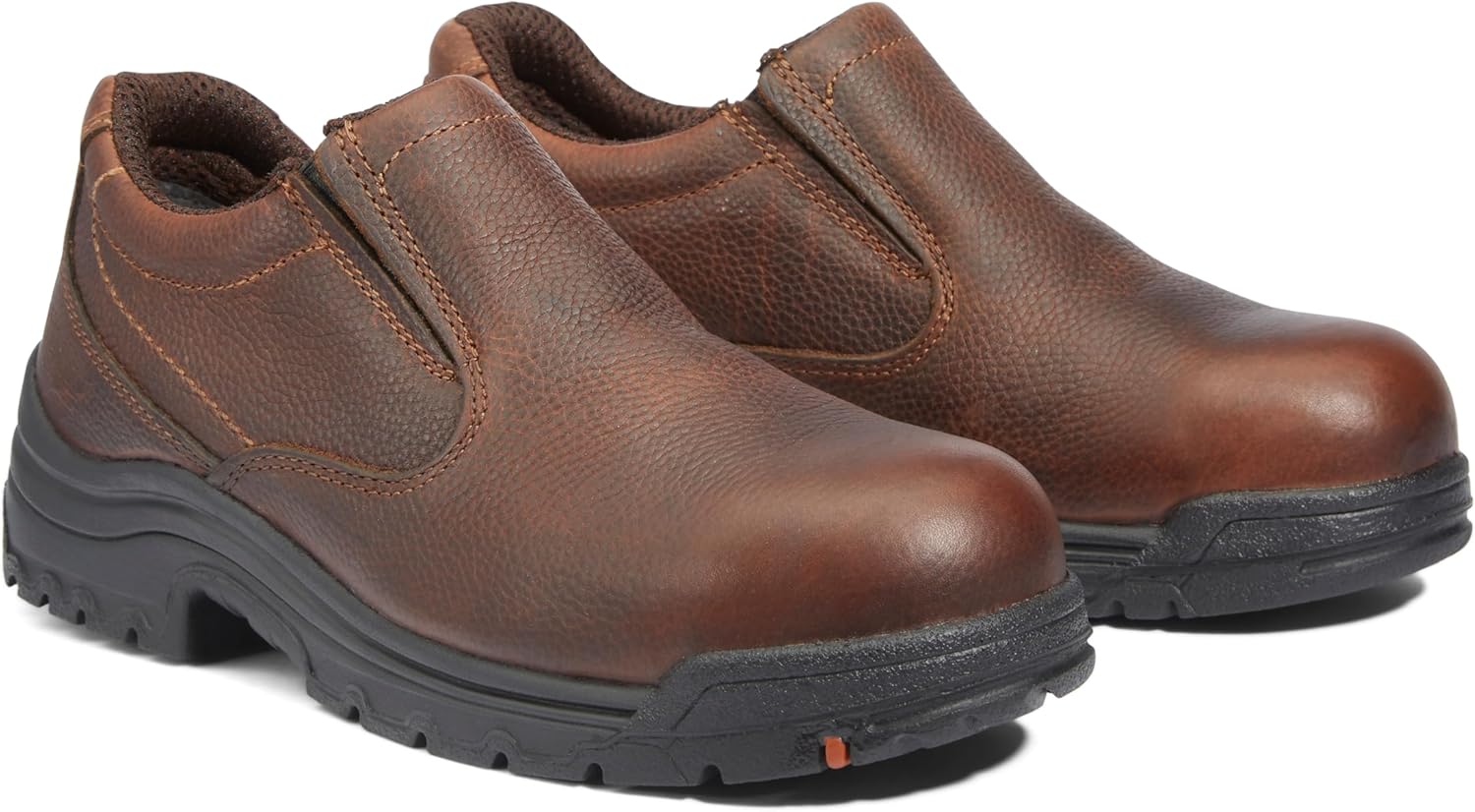 Timberland PRO мужские, Titan Safety Toe Slip-On рабочие ботинки, Camel Brown — фото 2