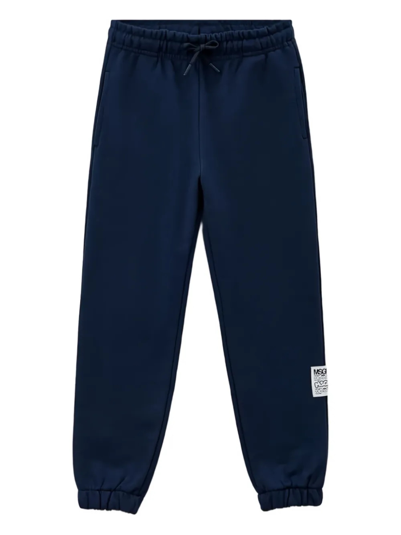 

Спортивные брюки с нашивкой-логотипом MSGM Kids, синий