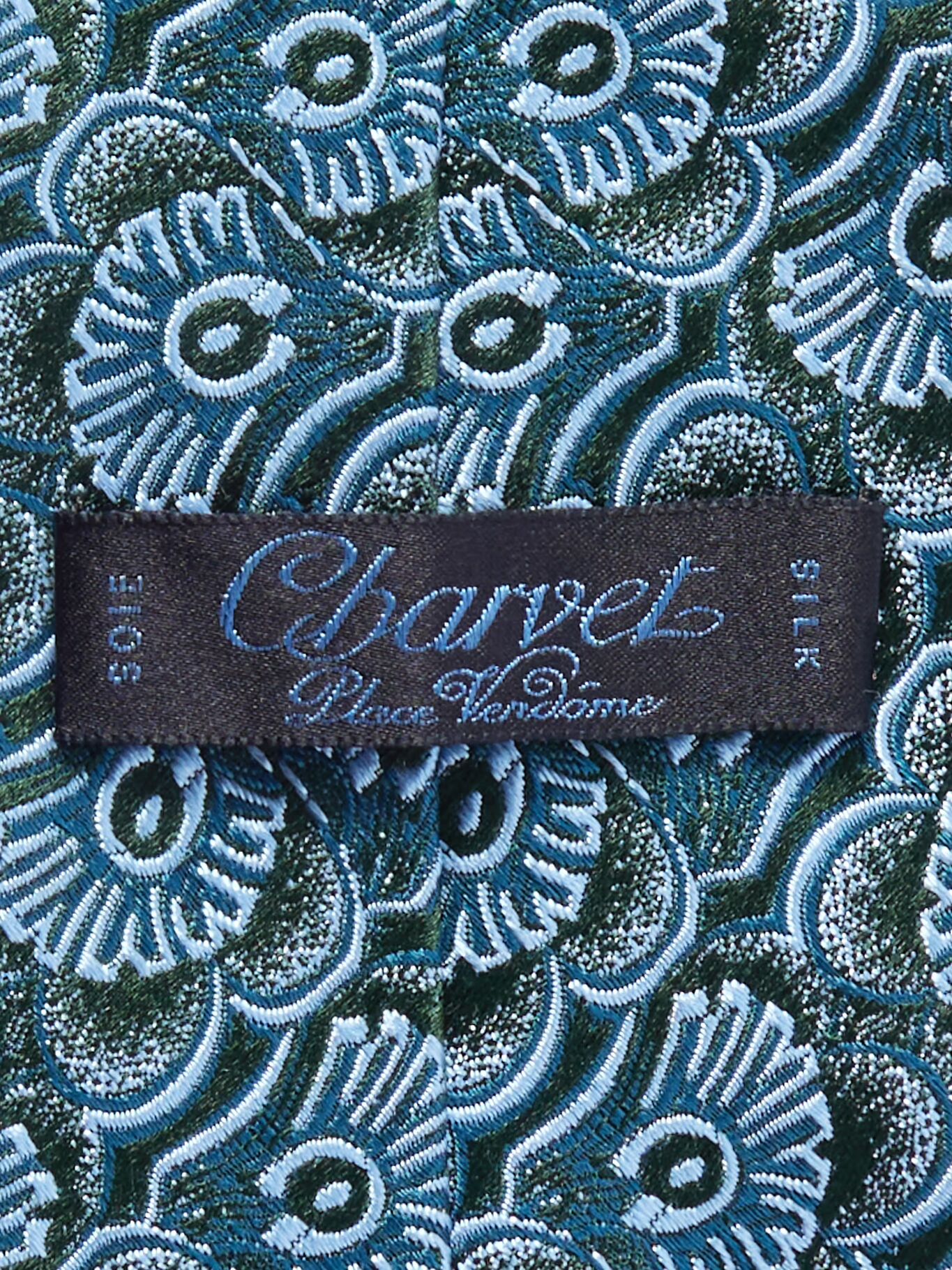 

Галстук из шелкового жаккарда шириной 8,5 см CHARVET, синий