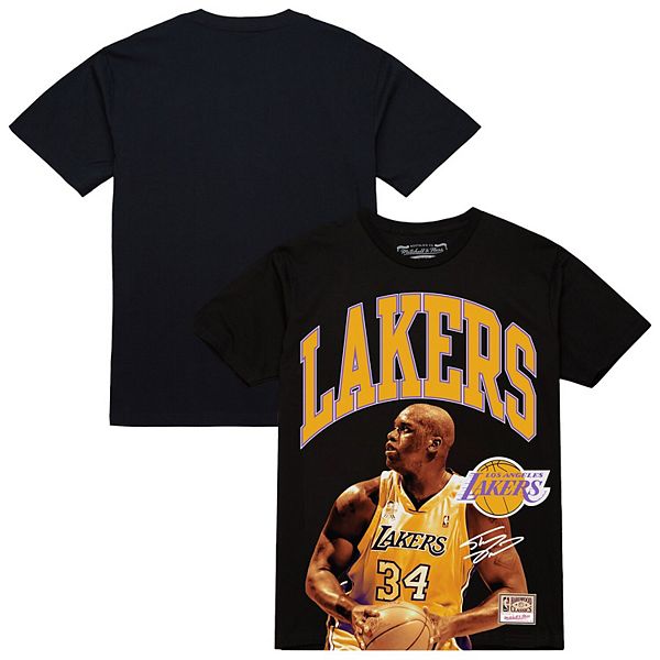 

Футболка мужская Shaquille O'Neal Los Angeles Lakers Hardwood Classics черная Mitchell & Ness