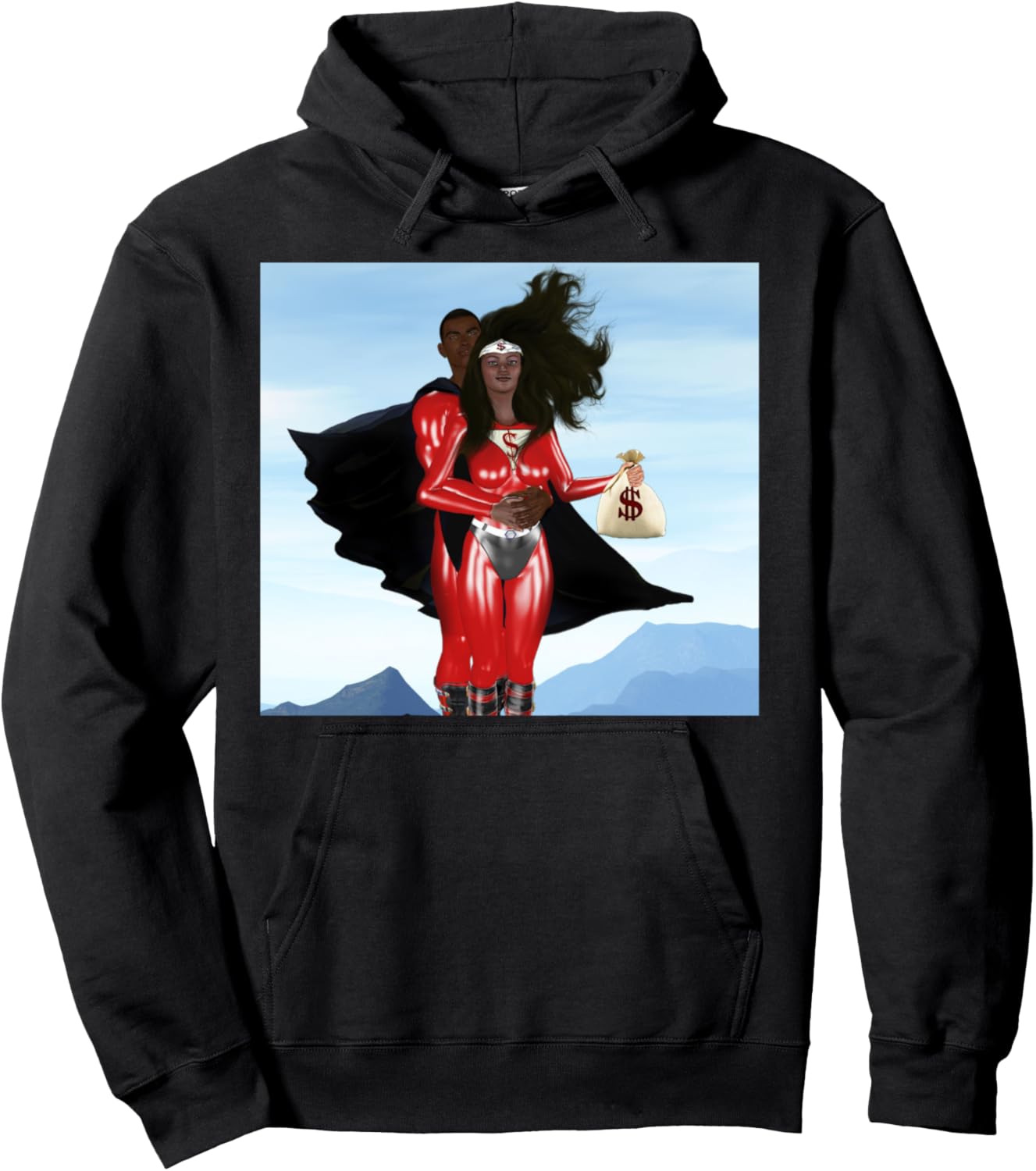 

Толстовка с изображением супергероев Beautiful Inspirations By Atwmedia, черный