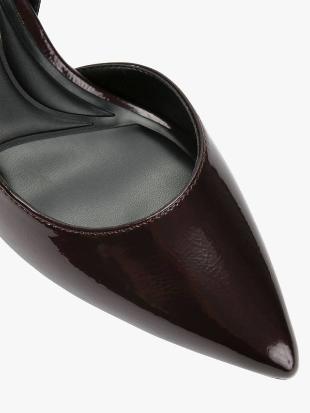 Туфли-лодочки Aria Low2 на низком каблуке kitten heel KG Kurt Geiger, Wine — фото 4