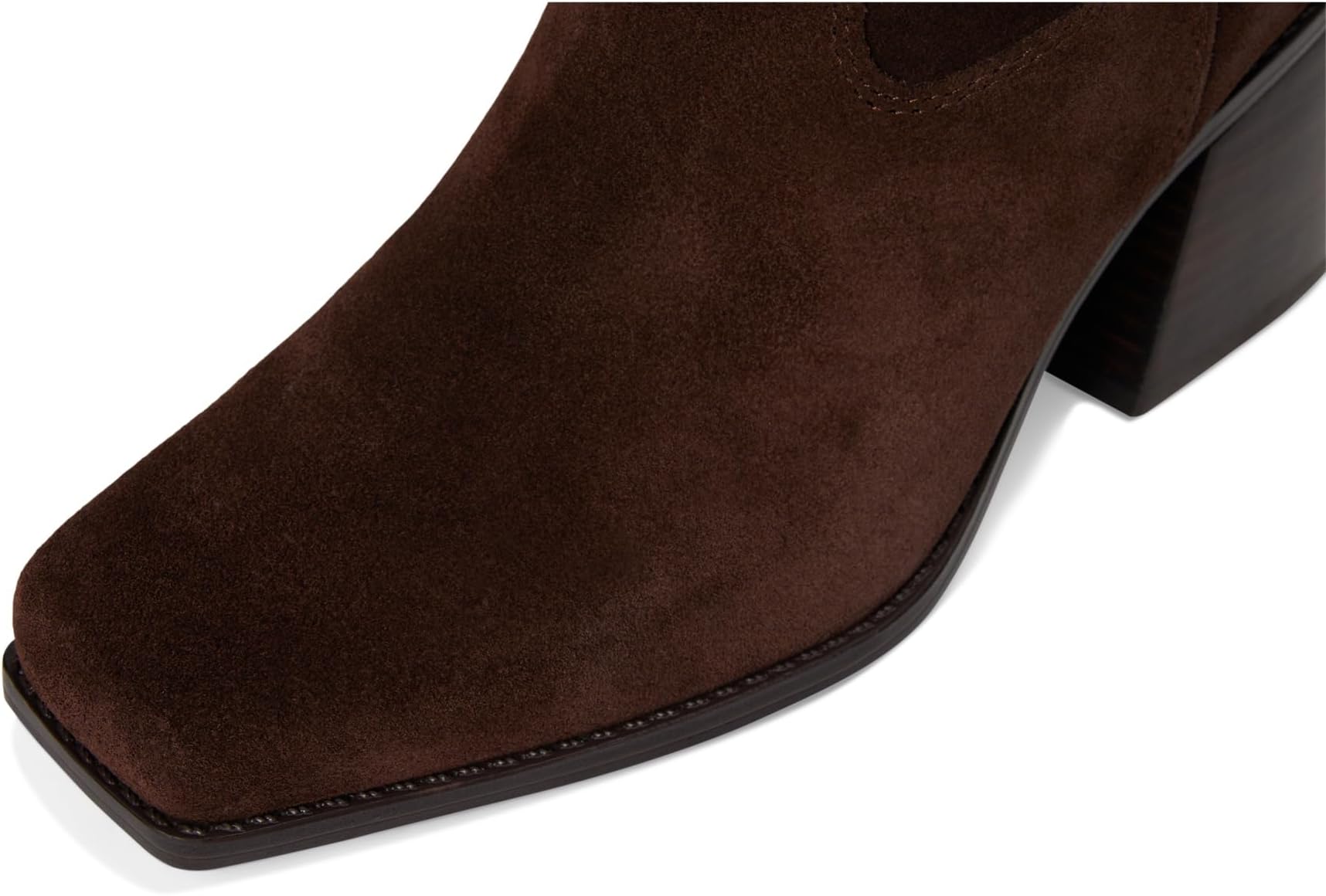 Ботинки Vince Camuto Women's Sangeti Wide Calf Stacked Heel Knee High Boot, Brownie — фото 2