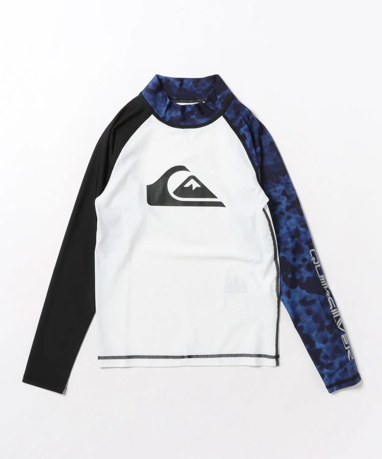 Рашгард с длинным рукавом QUIKSILVER Youth All Time LR, UPF50+, быстросохнущий, белый