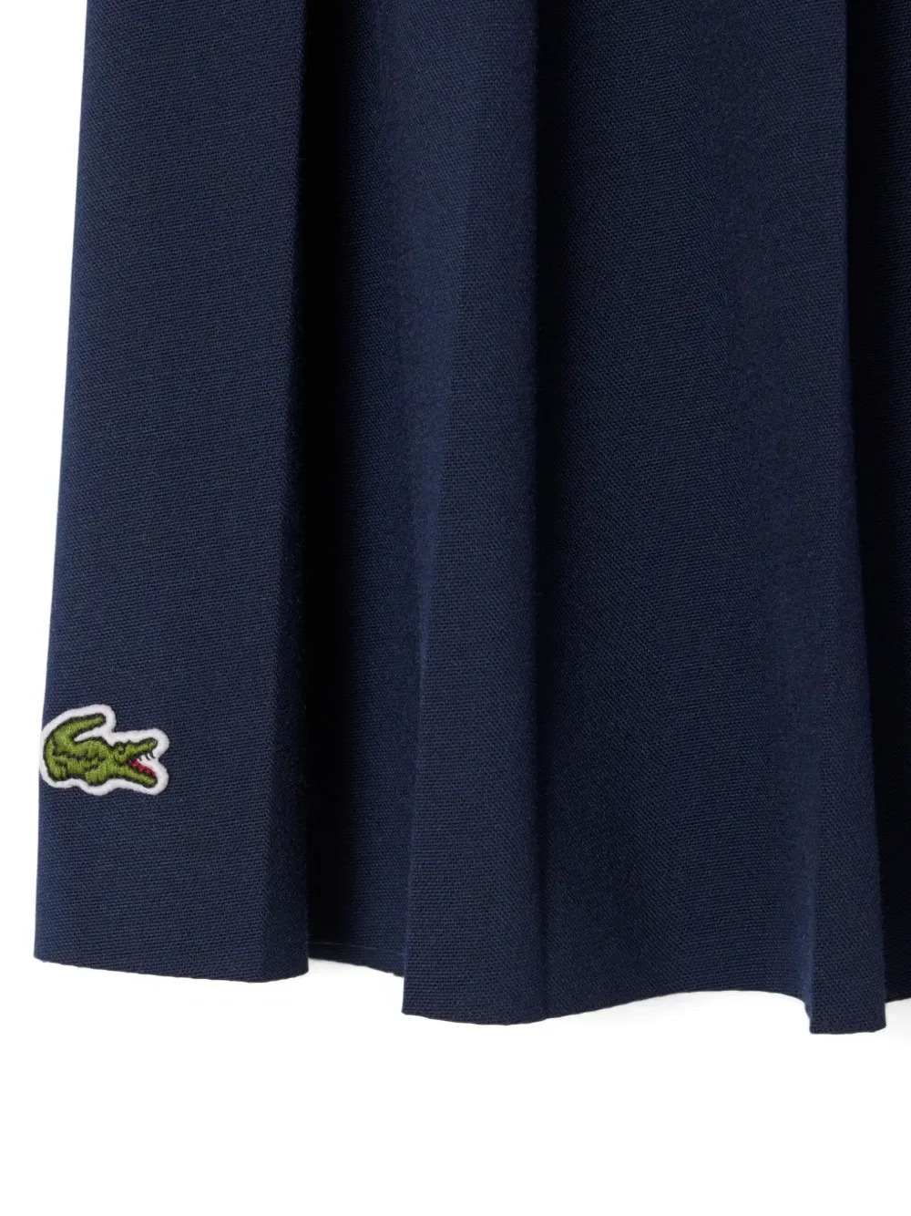 Плиссированная юбка с логотипом Lacoste, синий — фото 4