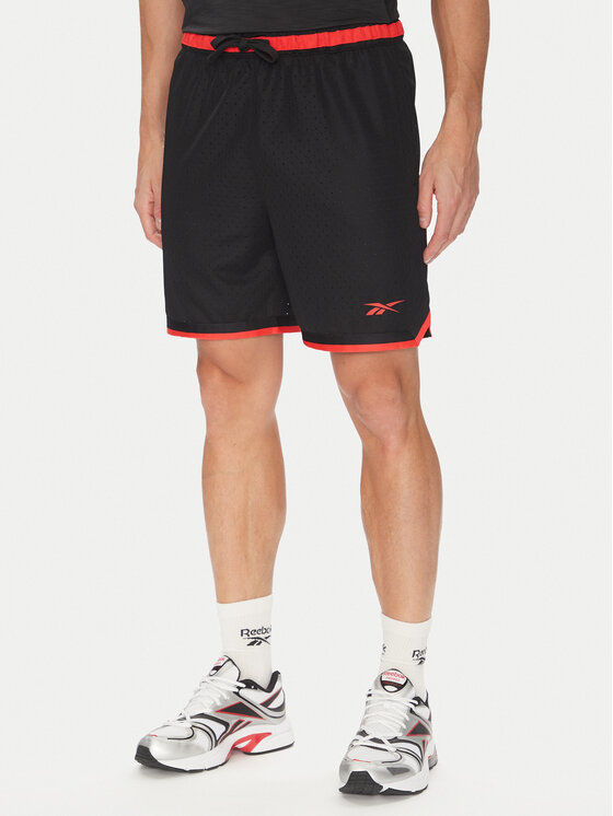

Спортивные шорты обычного кроя 100216389 Reebok, черный