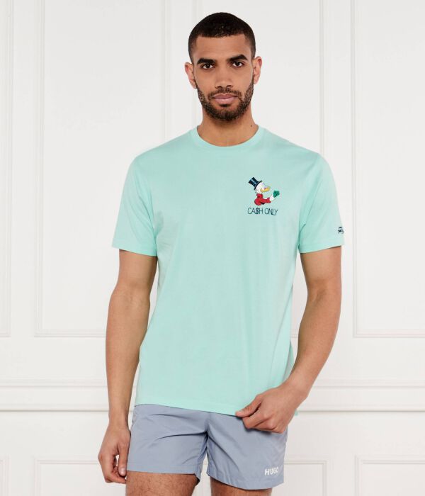 

Футболка Scrooge только с оплатой наличными Classic fit St.Barth, голубой