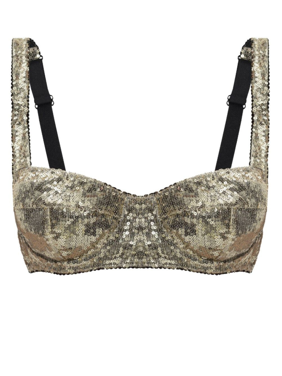 

Dolce & Gabbana бюстгальтер с пайетками, золотой