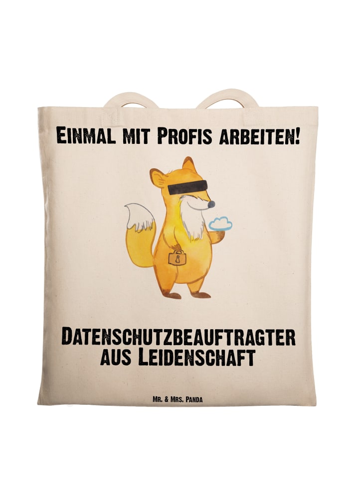 

Mr. & Mrs. Panda Сумка-шоппер для специалистов по защите данных, от Passion... кремового цвета