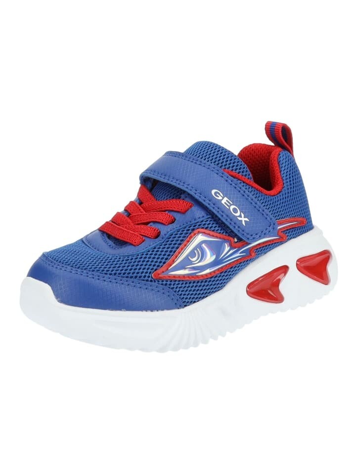 

Кроссовки на шнуровке Geox, цвет blau/rot