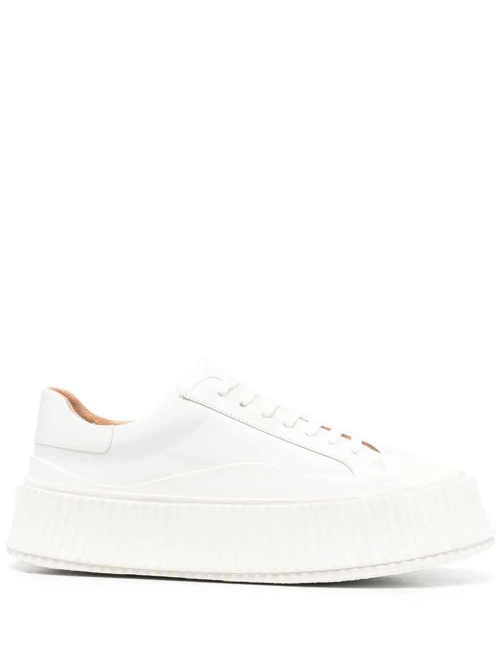 Кеды на шнуровке JIL SANDER, нейтральный