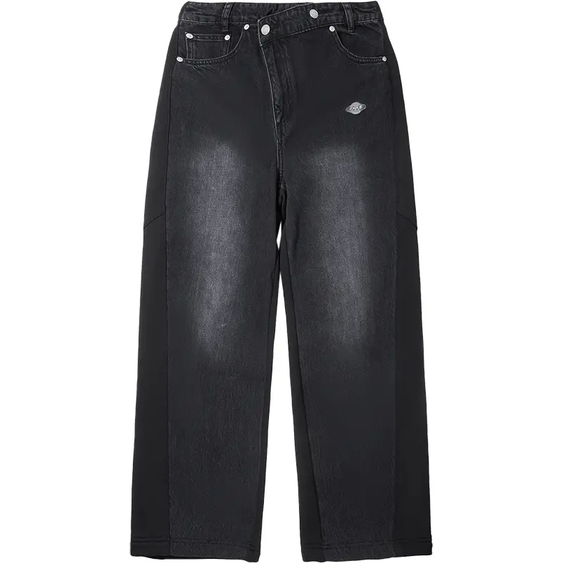 

Прямые джинсы свободного кроя универсальные women's LiNing, черный