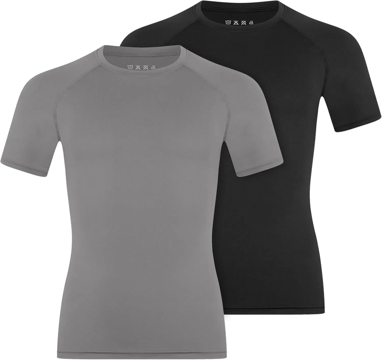 Компрессионная футболка для мальчиков Anawakia, 2 шт., Black Grey