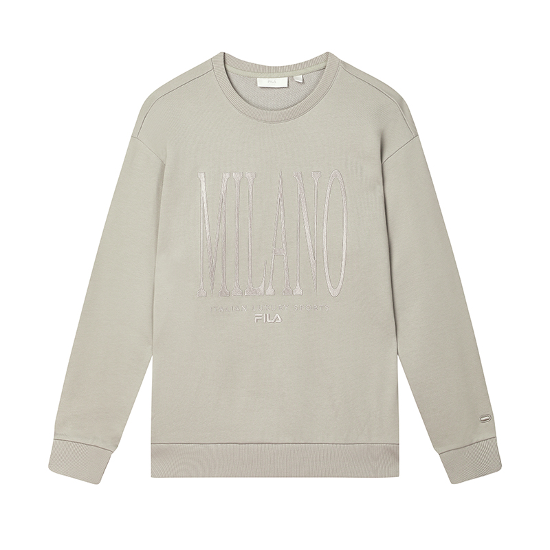 

FILA Свитшот мужской коричневый умбра серый