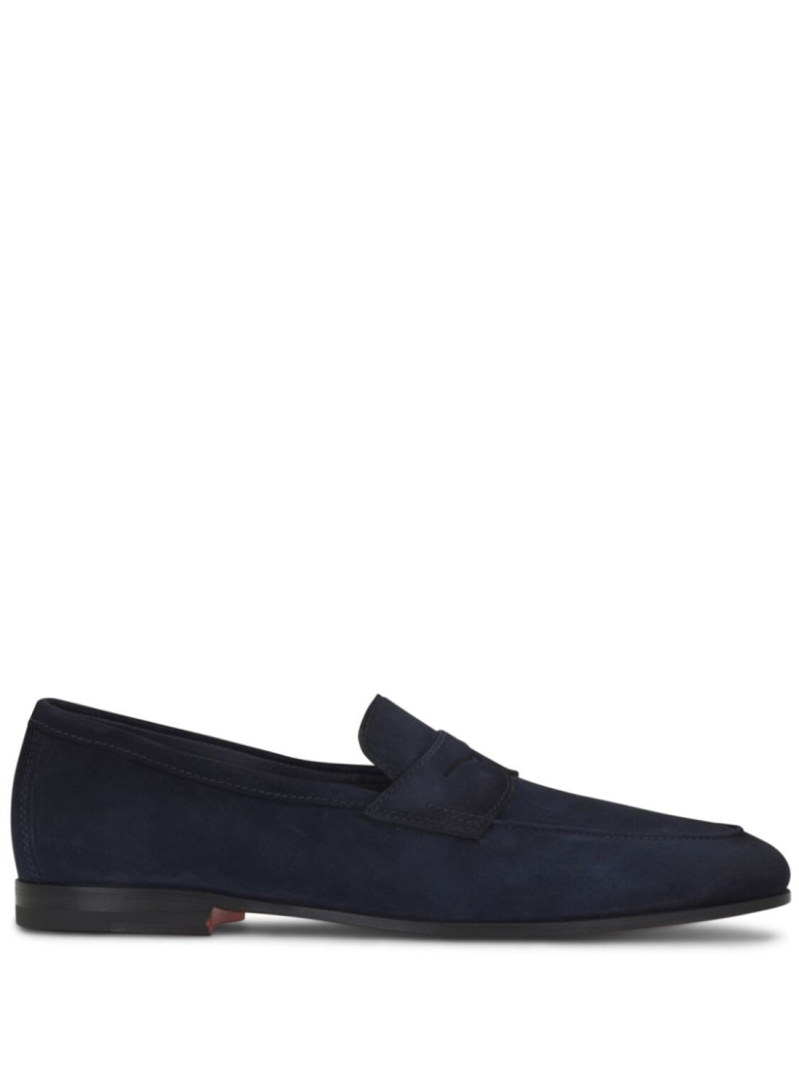 

Santoni пенни-лоферы с контрастным носком, синий