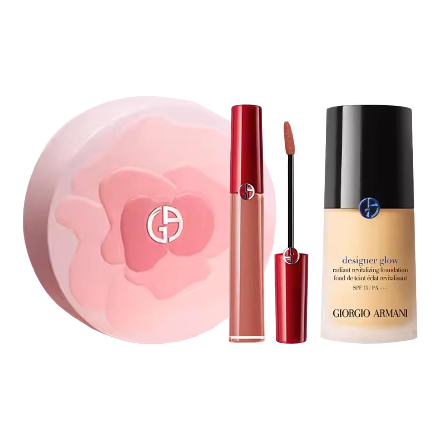 GIORGIO ARMANI Набор косметики 520 Limited Red Tube Master Box для естественного осветления и коррекции тона кожи — фото 2
