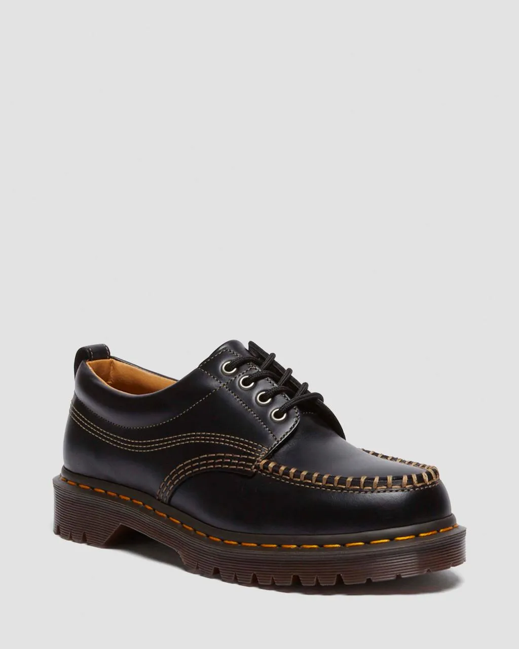 

Dr. Martens Lowell Кожаные туфли с открытым носком, цвет Black — Aniline