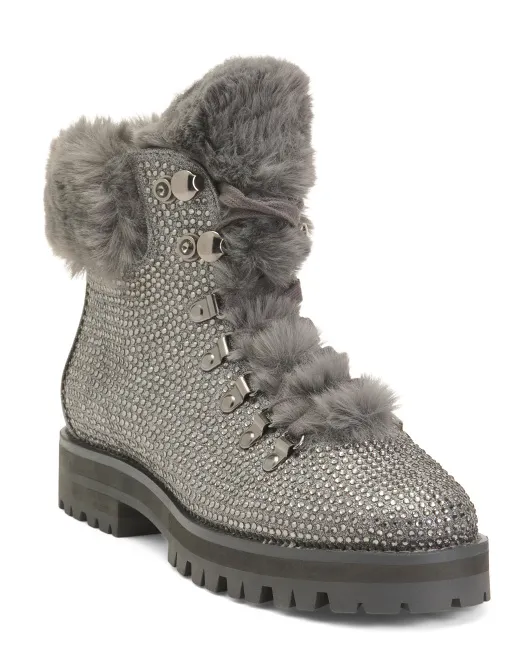 

Ботинки Norina с украшением в виде хайкера Jessica Simpson, цвет Pewter