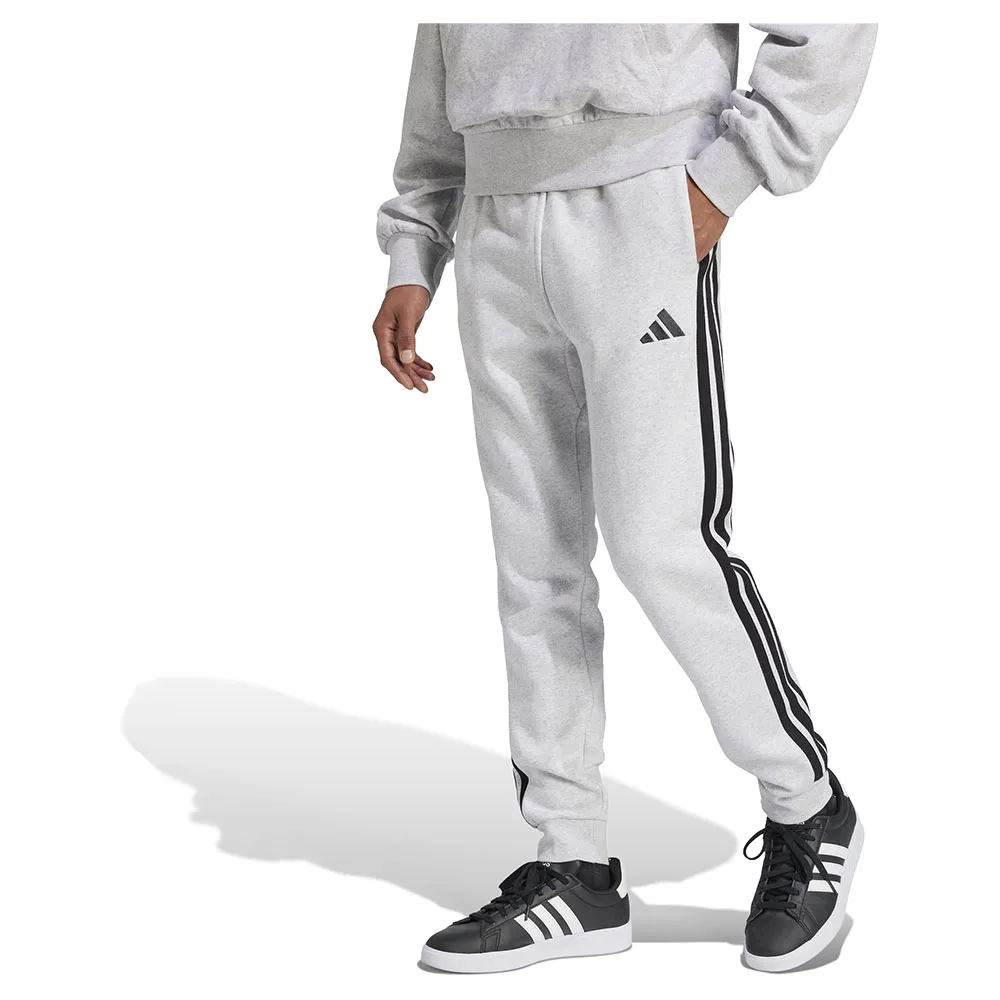 

Джоггеры adidas Essentials 3 Stripes Fleece, серый