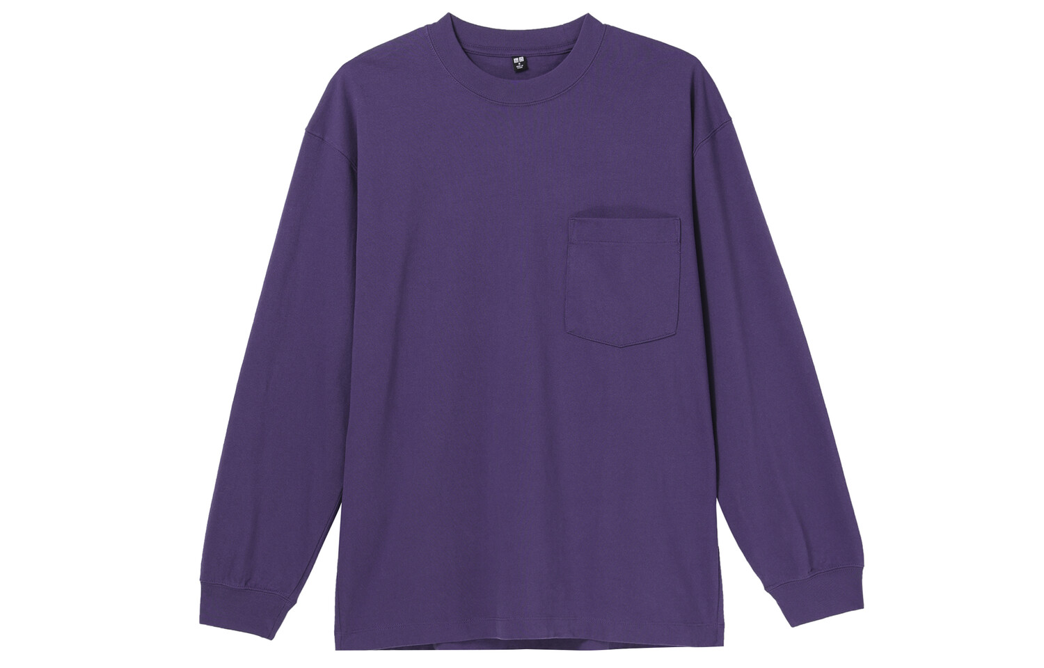 

Футболка унисекс фиолетовая Uniqlo, фиолетовый