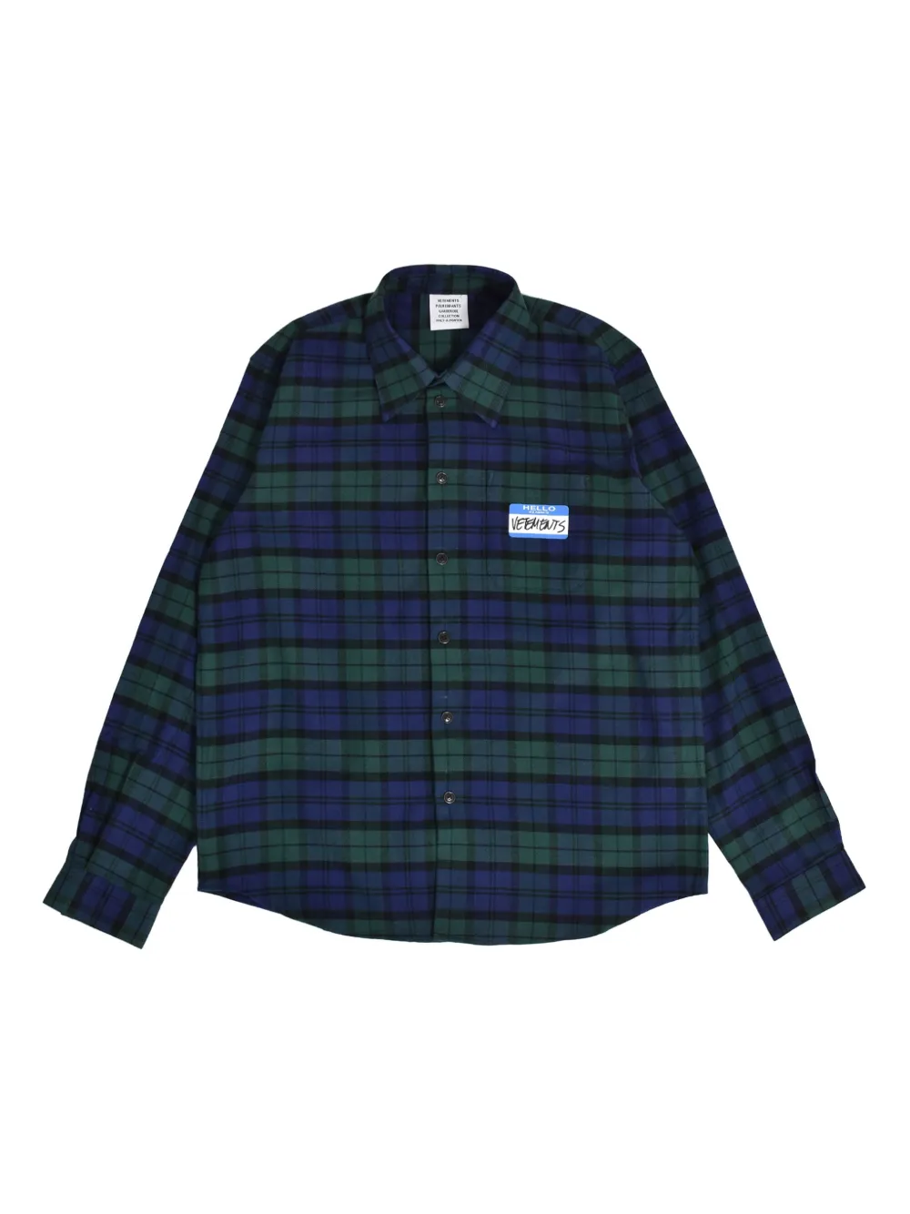 

Рубашка My Name Is Vetements Kids, синий