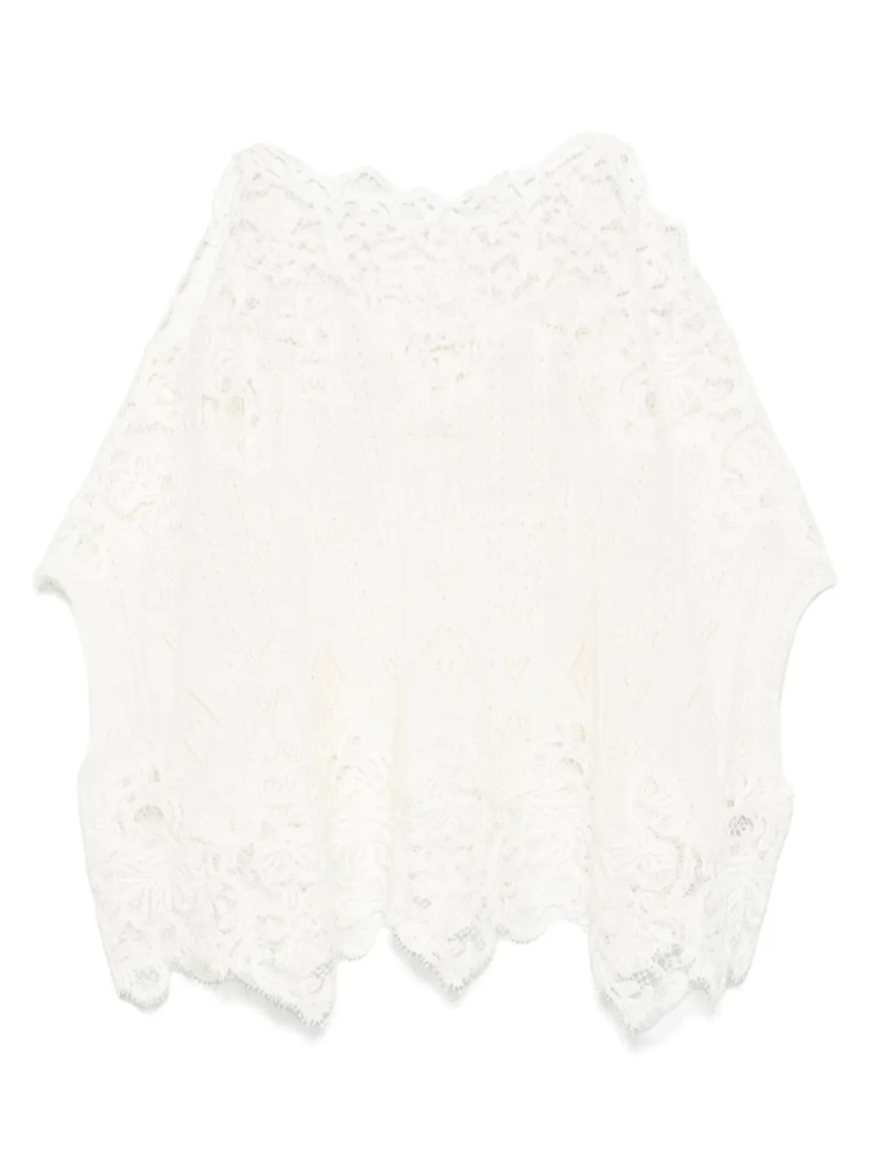

Топ с вышивкой Ermanno Scervino, белый
