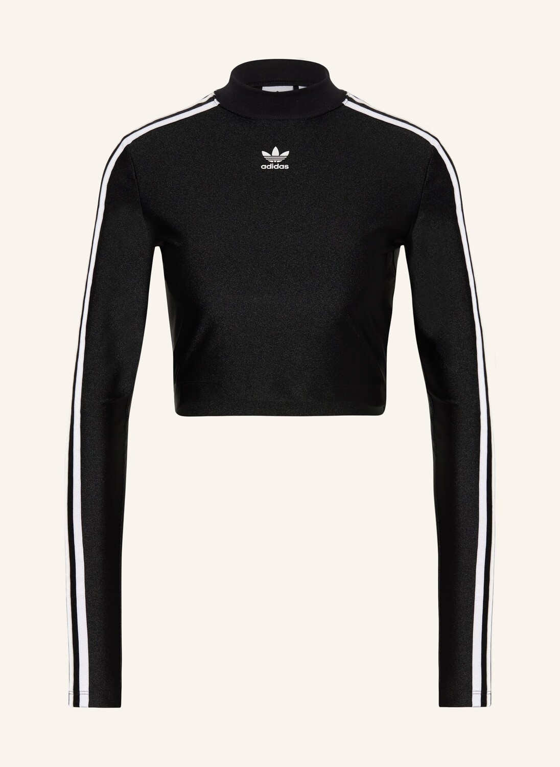 

Укороченная рубашка Adidas Originals, черный