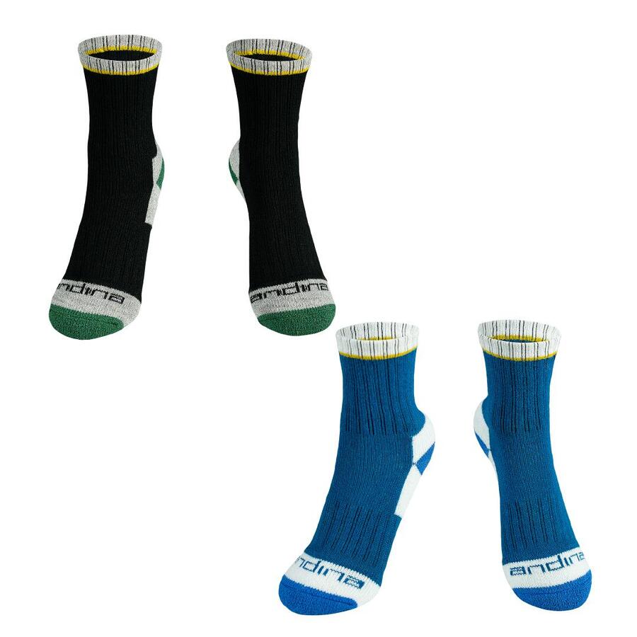 

ANDINA OUTDOORS Детские походные носки с термоподкладкой из шерсти альпаки и мериноса CORDILLERA KIDS