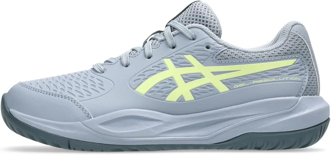 Кроссовки для тенниса ASICS, цвет Grey Blue/Pistachio