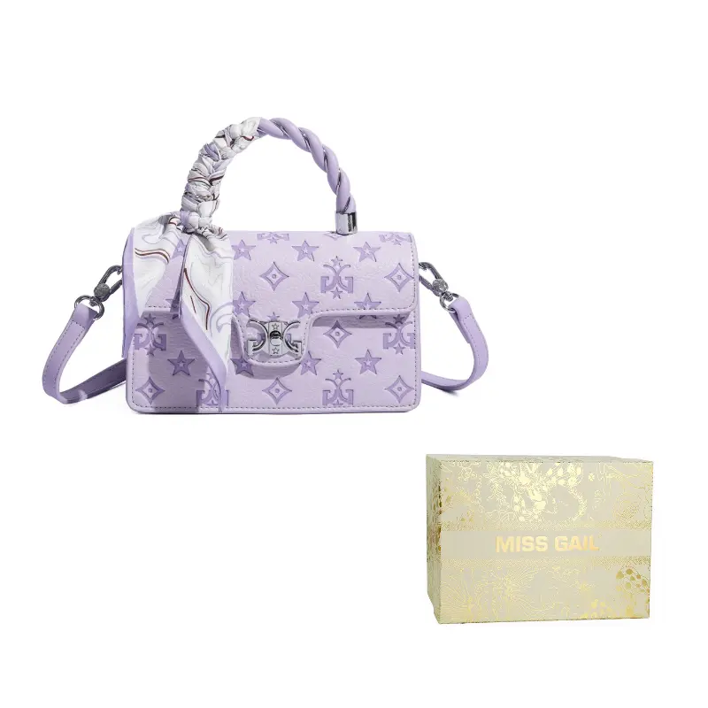 

MISS GAIL Синтетическая кожаная сумка Regular Women's Pink/White