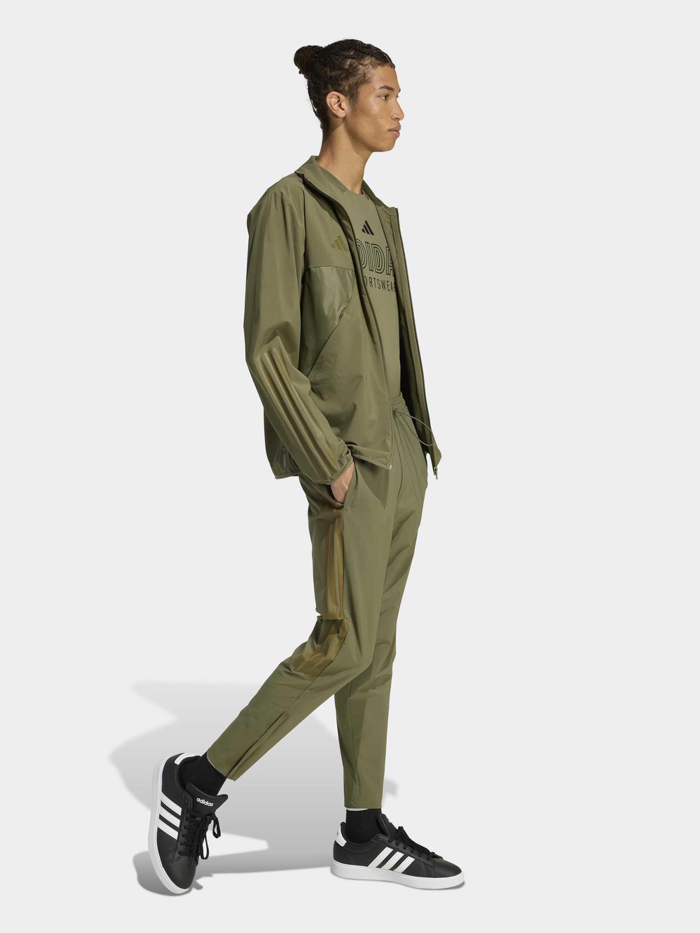 Adidas Sportswear Тренировочная куртка 'House of Tiro' в цвете Khaki — фото 2