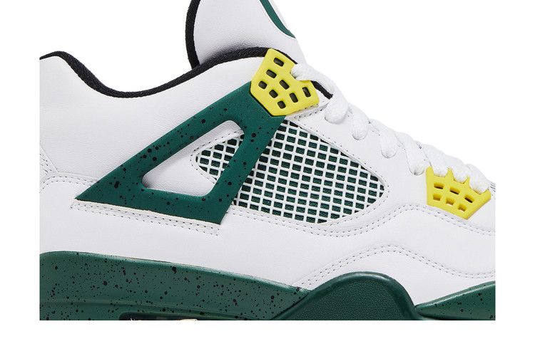 Кроссовки Air Jordan Air Jordan 4 Retro 'Oregon Ducks - Duckman' PE, белый — фото 3