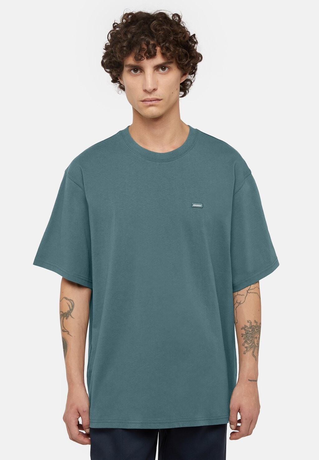 

Базовая футболка CLANCY HEAVYWEIGHT TEE SS Dickies, цвет Lincoln Green