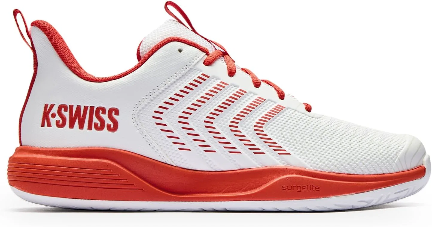 Кроссовки для пиклбола K-Swiss Ultrashot Light, A-white/Red