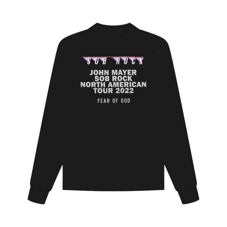 Футболка Fear of God x John Mayer Sob Rock Souvenir LS T-Shirt, Black — фото 2