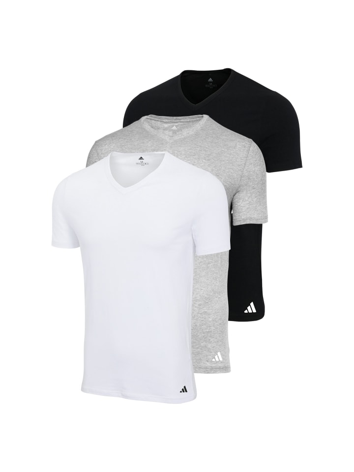 

Футболка adidas, цвет weiß/schwarz/grau