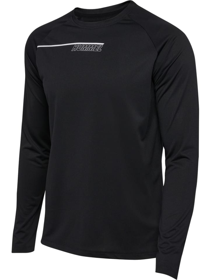 

Hummel Футболка «Hmlcourt Light Weight T-Shirt L/S» черного цвета, Черный, Hummel Футболка «Hmlcourt Light Weight T-Shirt L/S» черного цвета