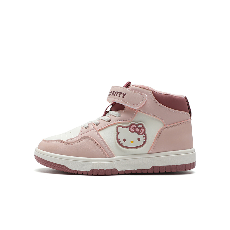 

Износостойкие упругие легкие амортизирующие терморегулирующие высокие кроссовки для скейтбординга kids' Sanrio, бежевый