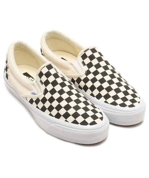 Универсальные слипоны с клеткой VANS LX Slip-On Reissue 98 черно-белые